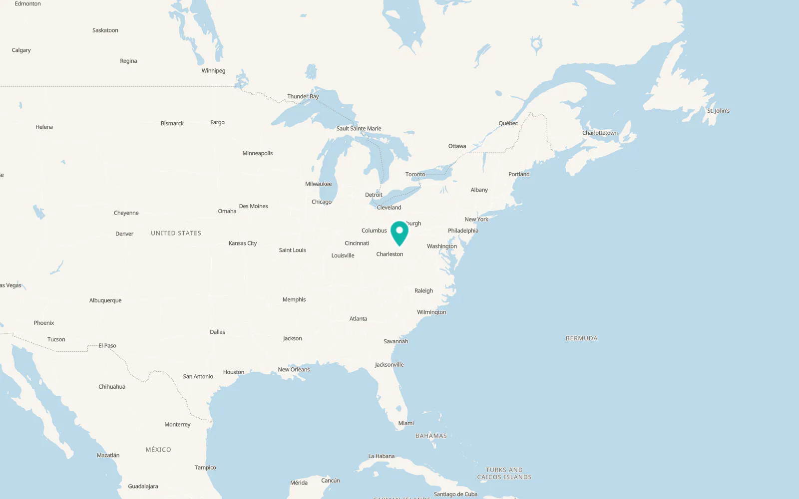 Map of Gassaway