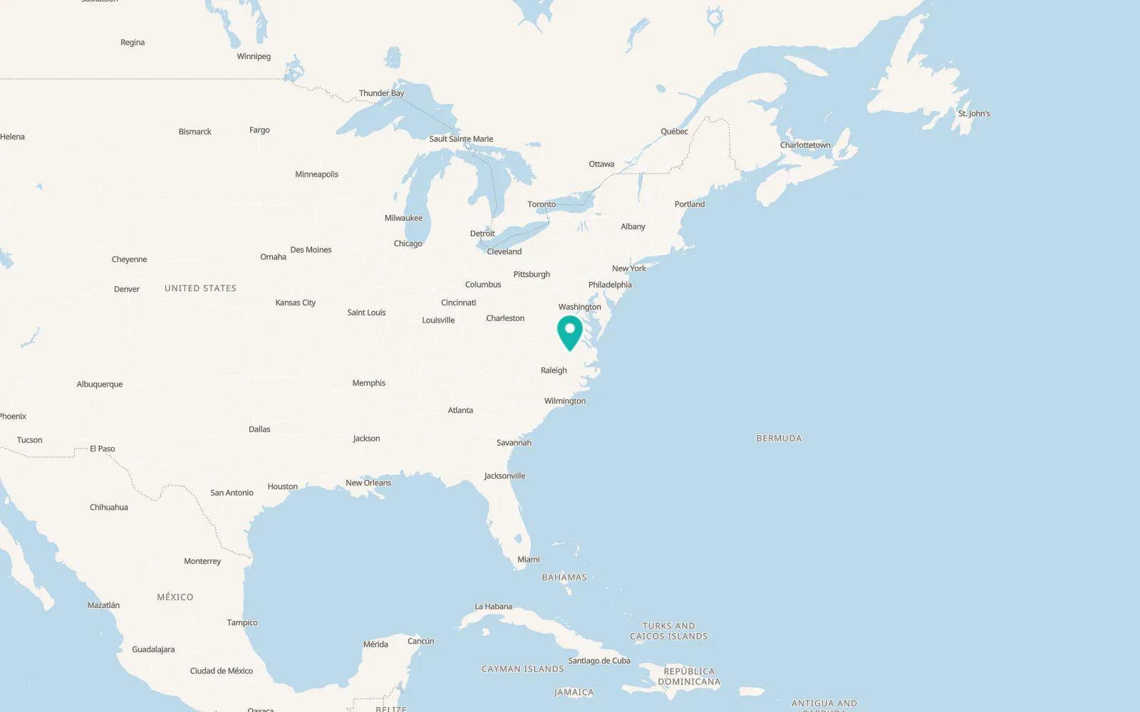 Map of Gaston