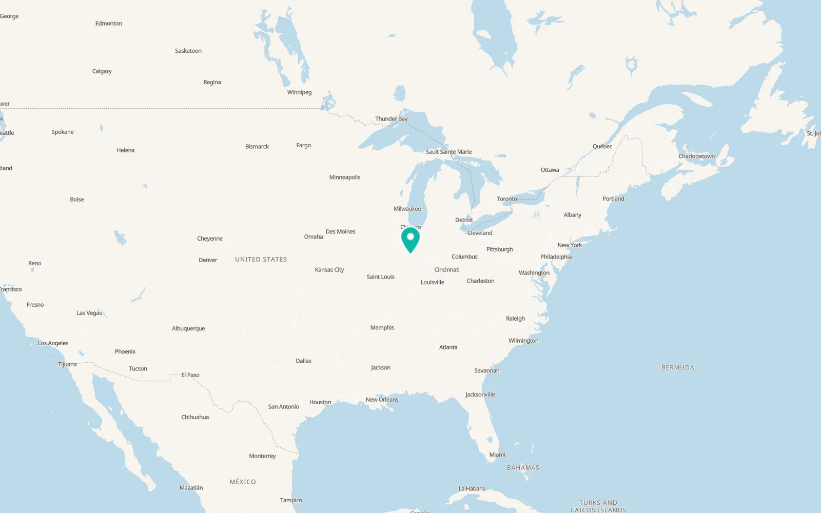 Map of Georgetown