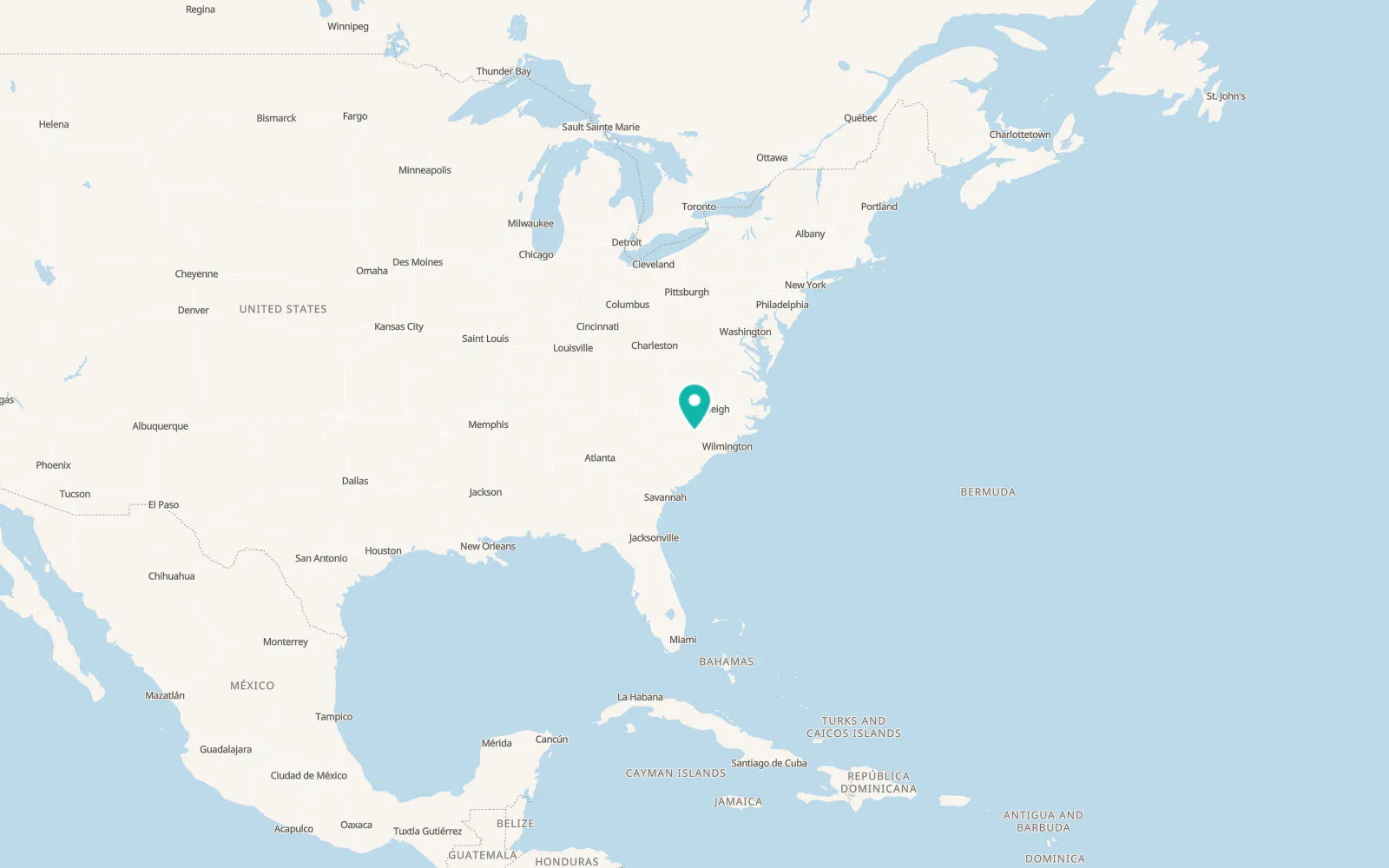 Map of Gibson
