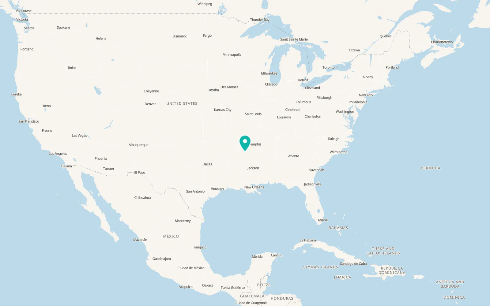 Map of Gillett