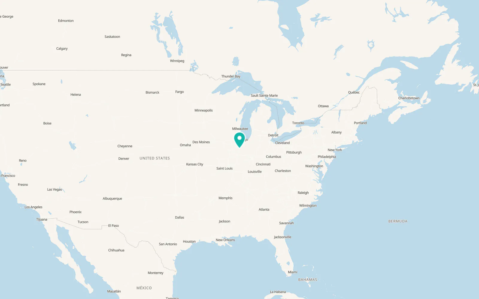 Map of Gilman