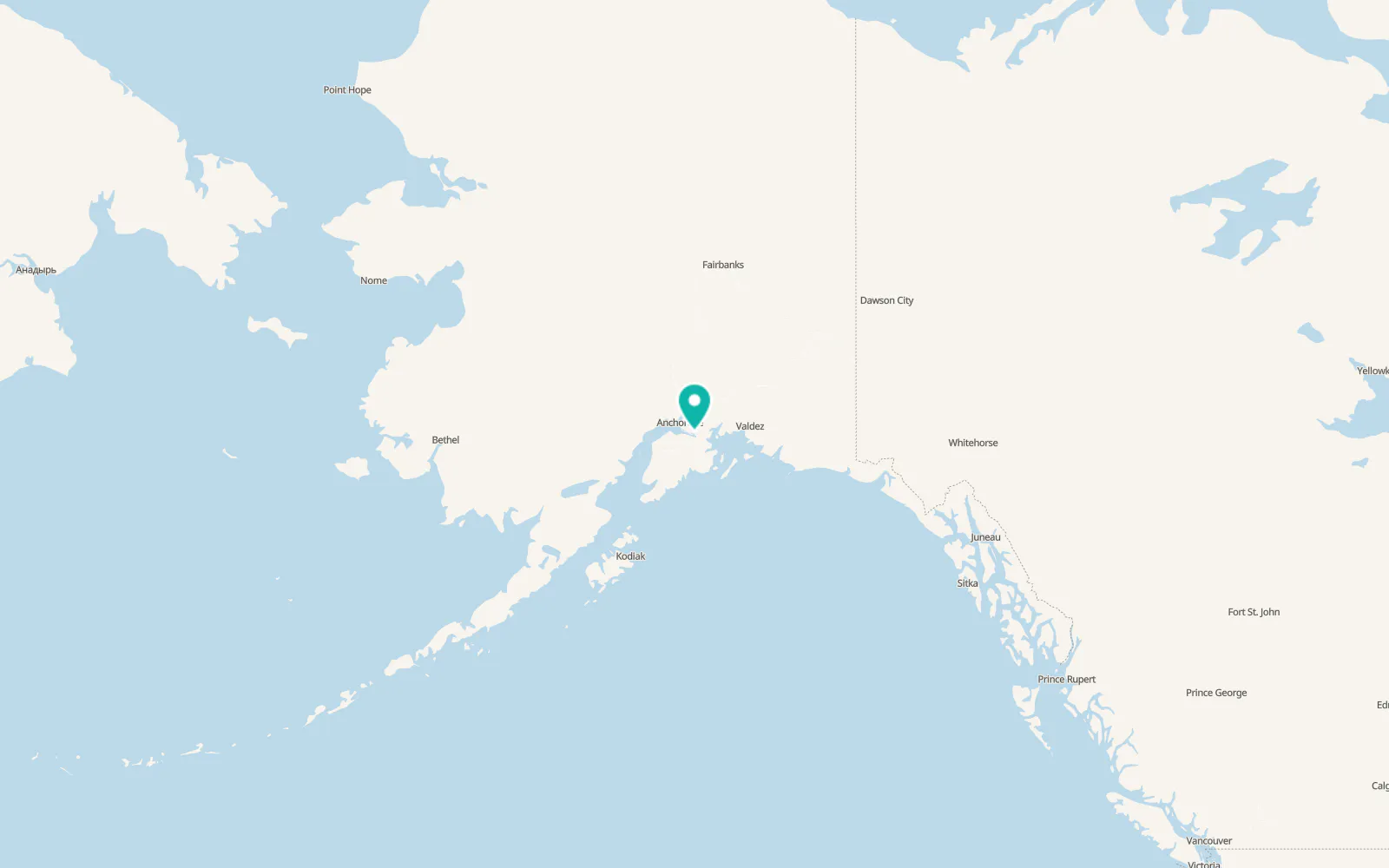 Map of Girdwood