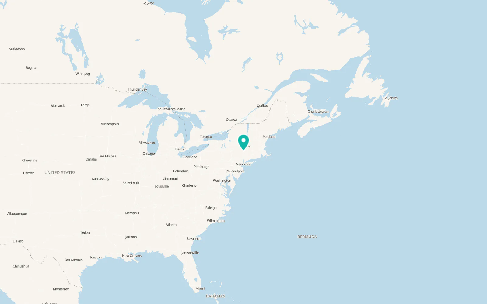 Map of Glasco
