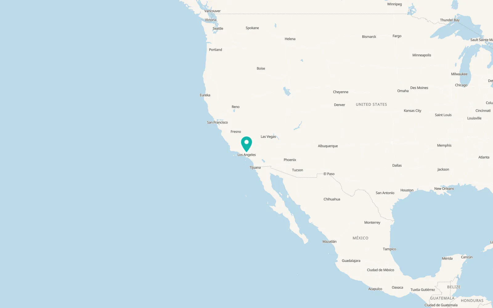 Map of Glendale