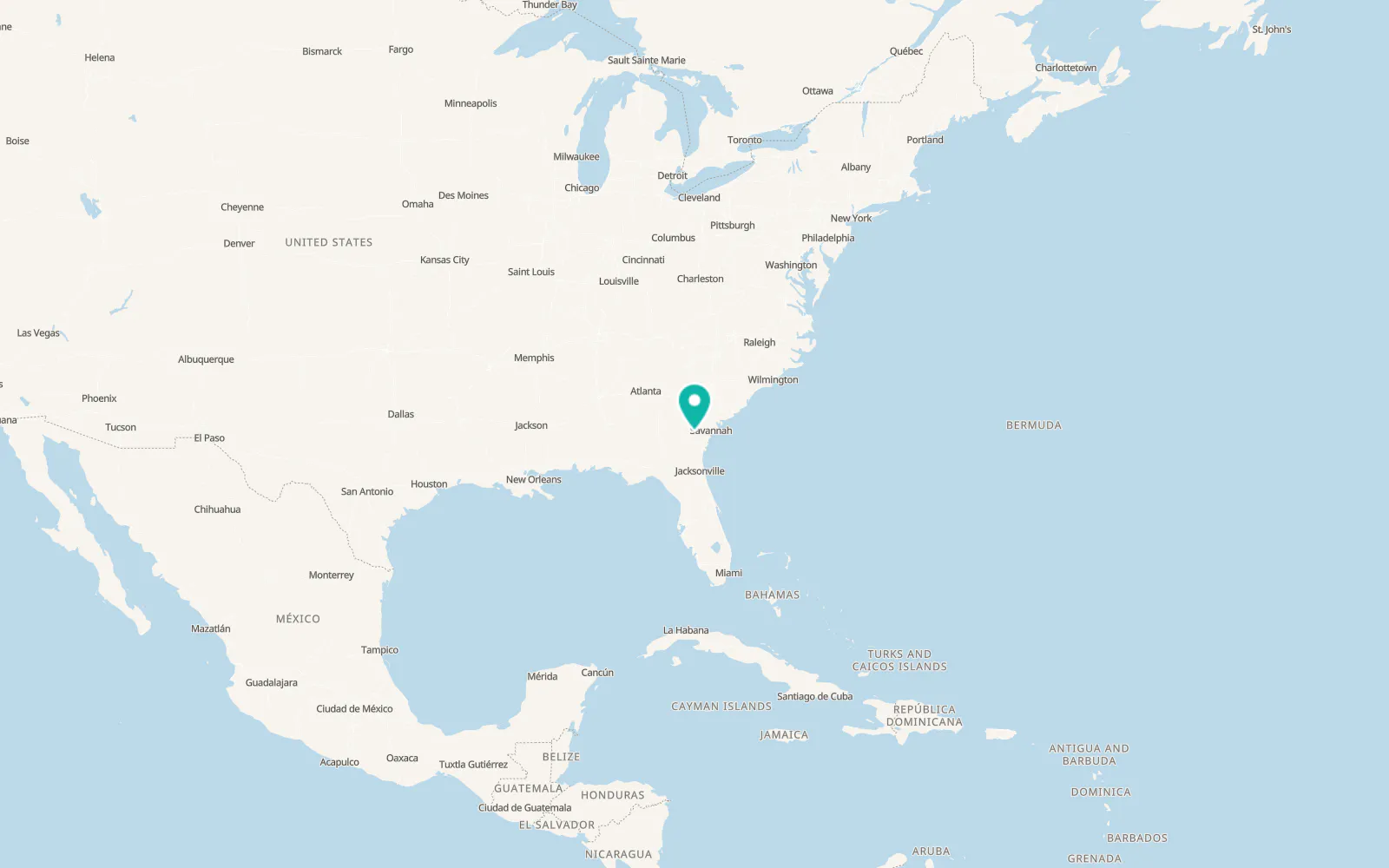Map of Glennville