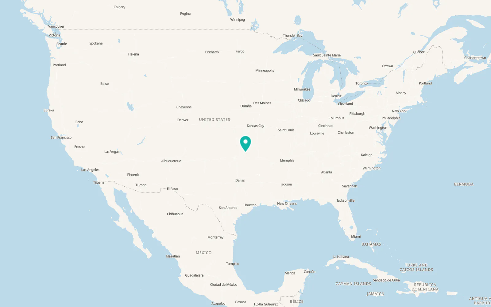 Map of Glenpool