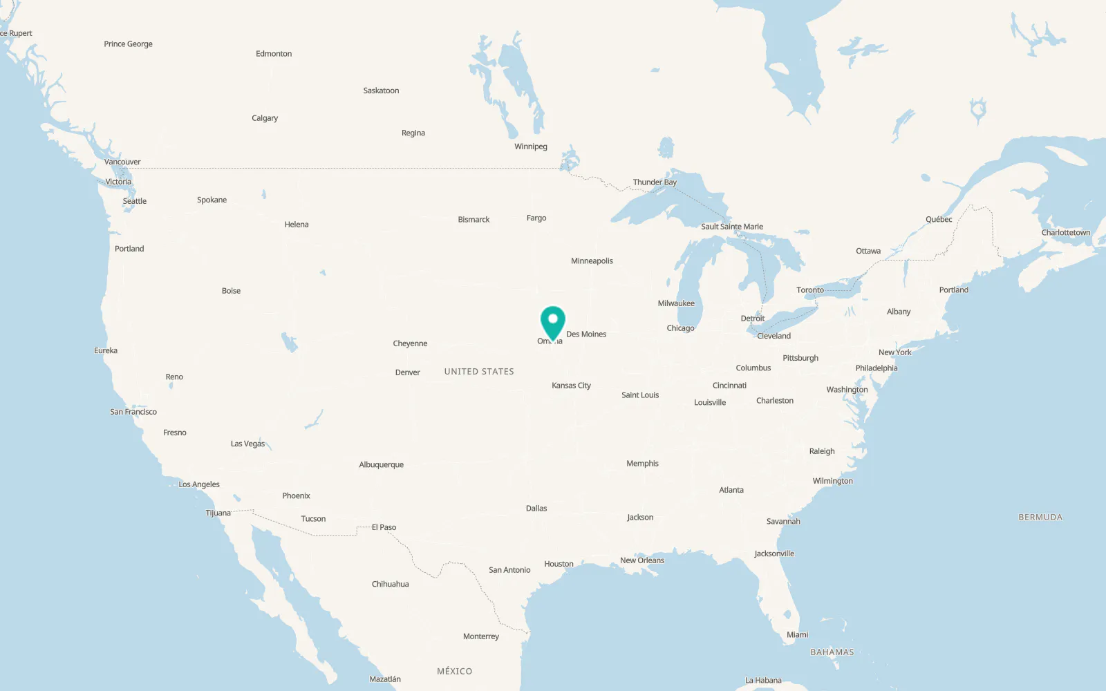 Map of Glenwood