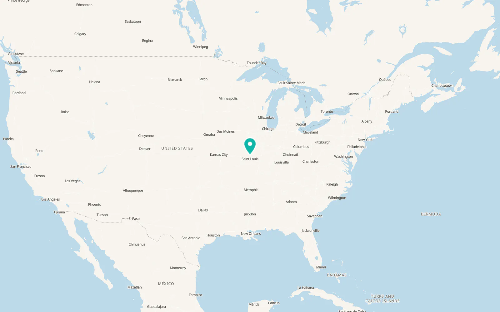 Map of Godfrey