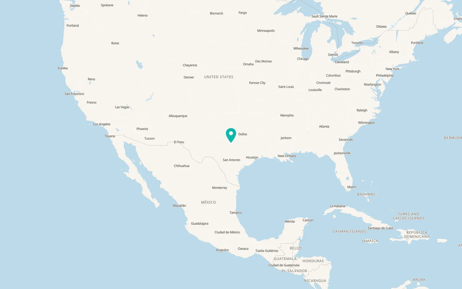 Map of Goldthwaite