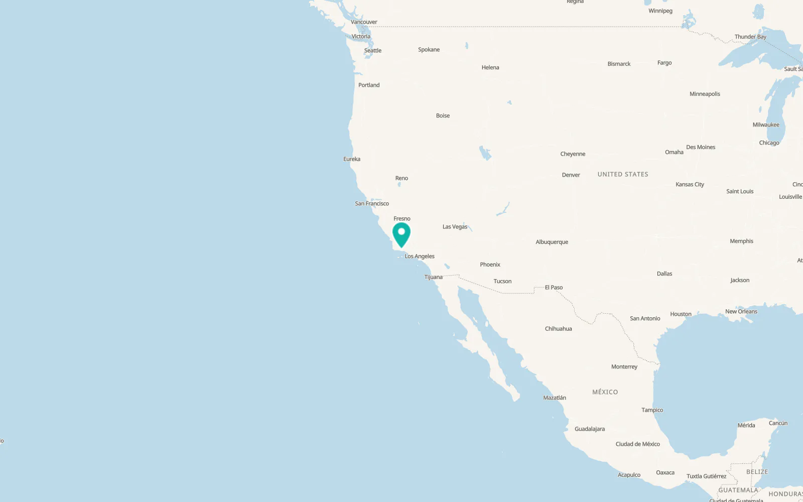 Map of Goleta