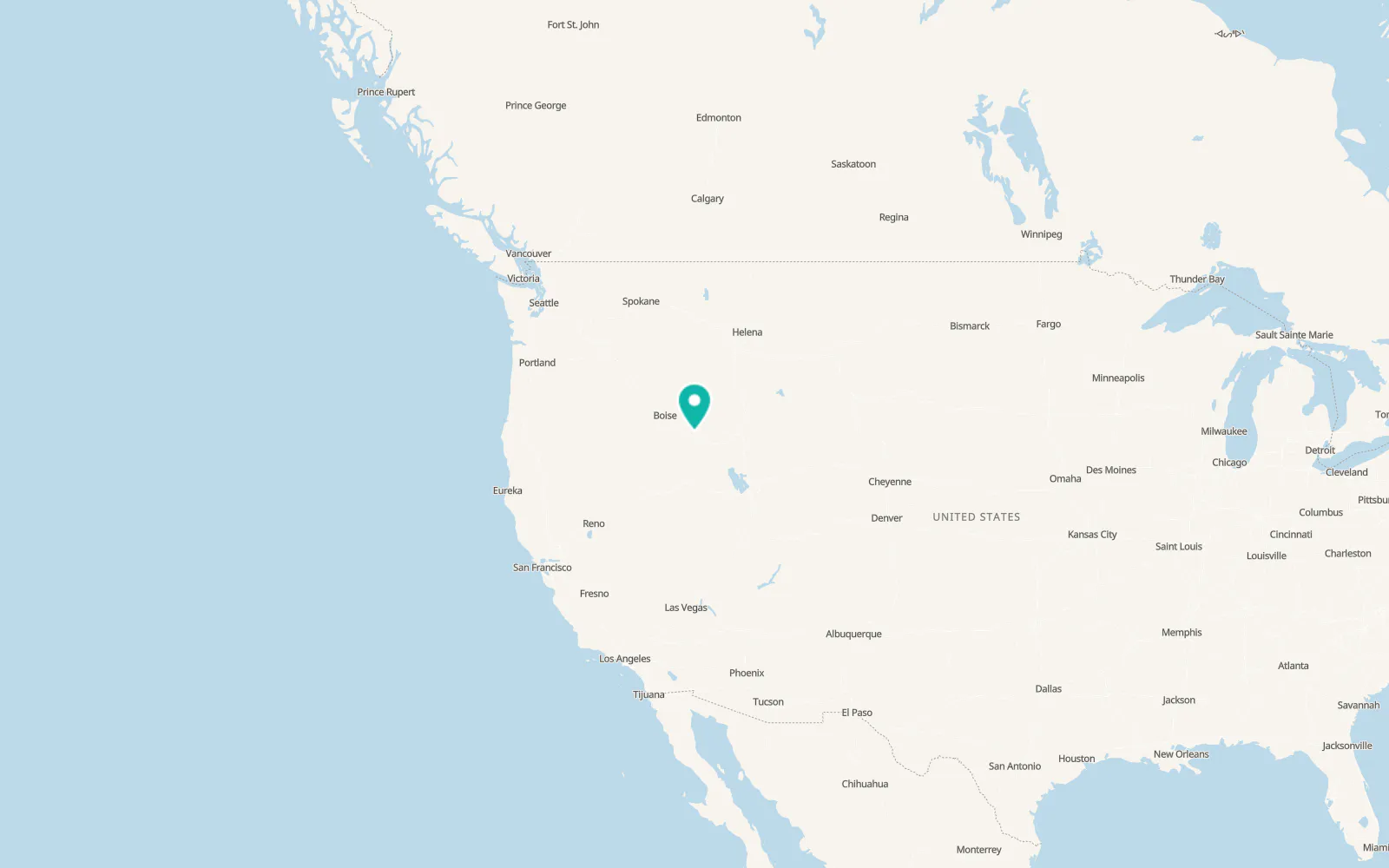 Map of Gooding
