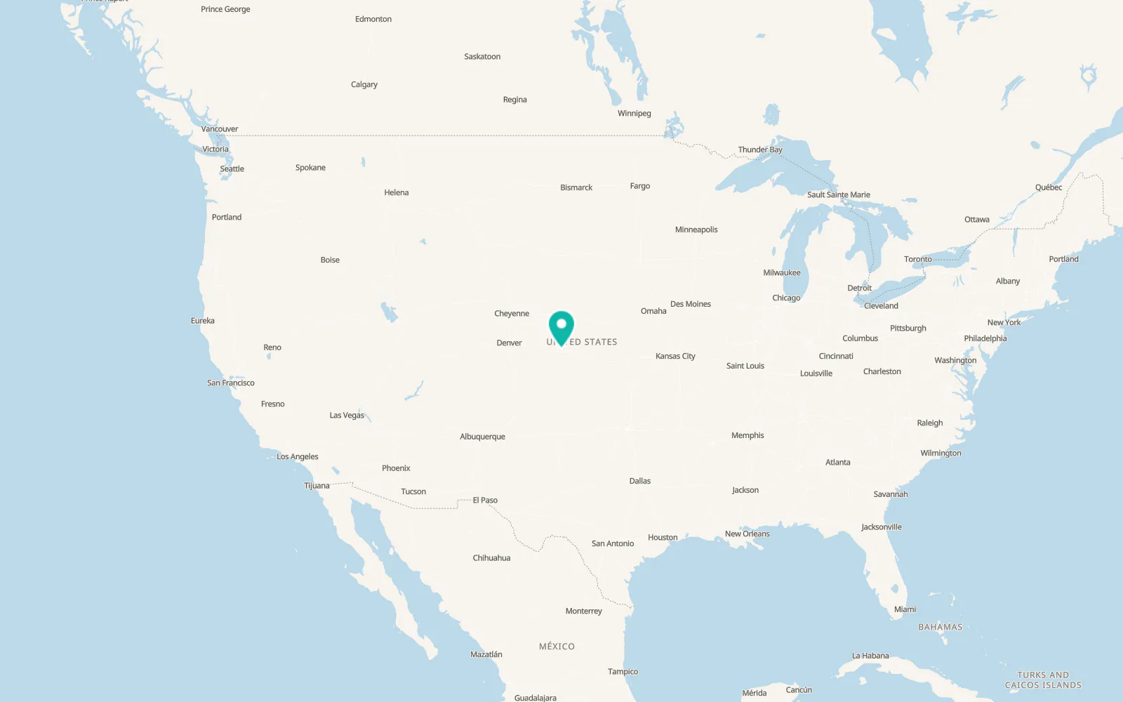 Map of Goodland
