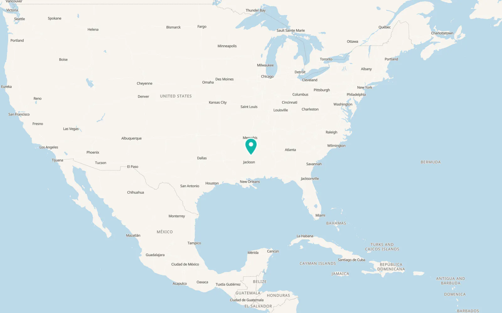 Map of Goodman