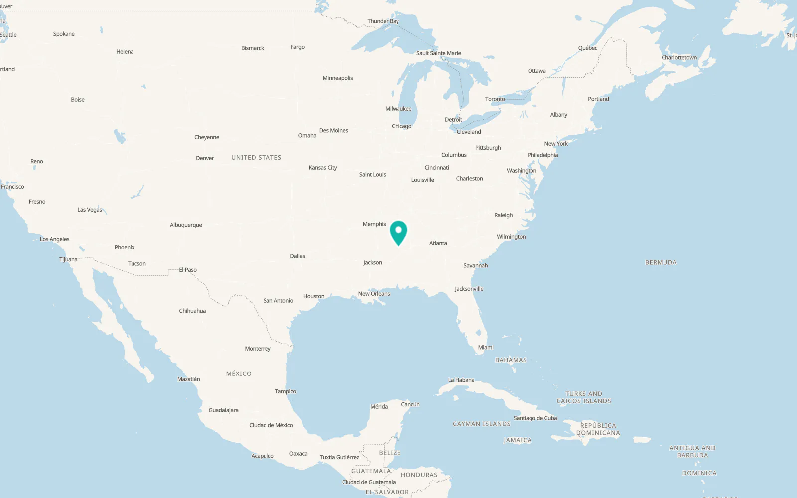 Map of Gordo