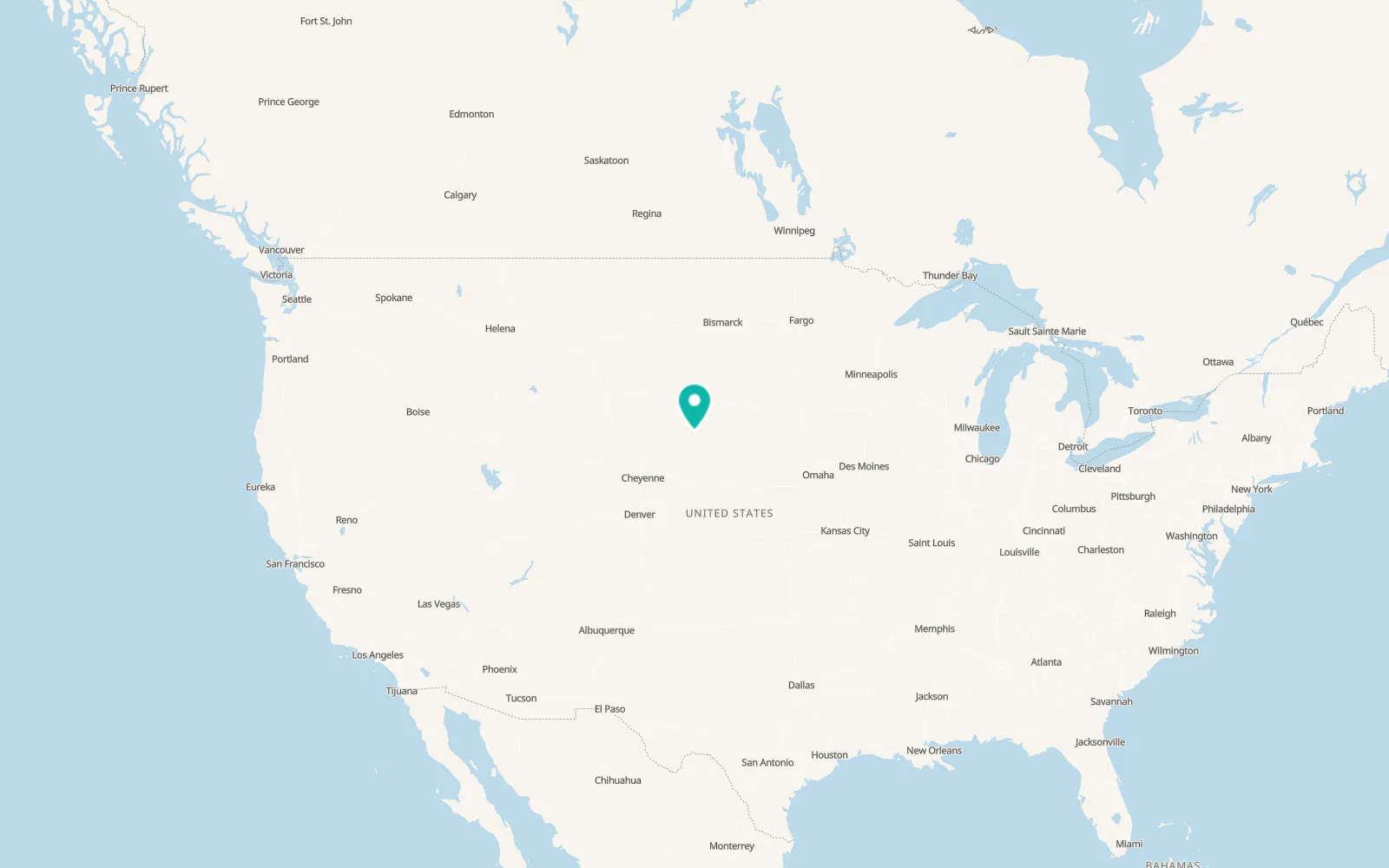 Map of Gordon