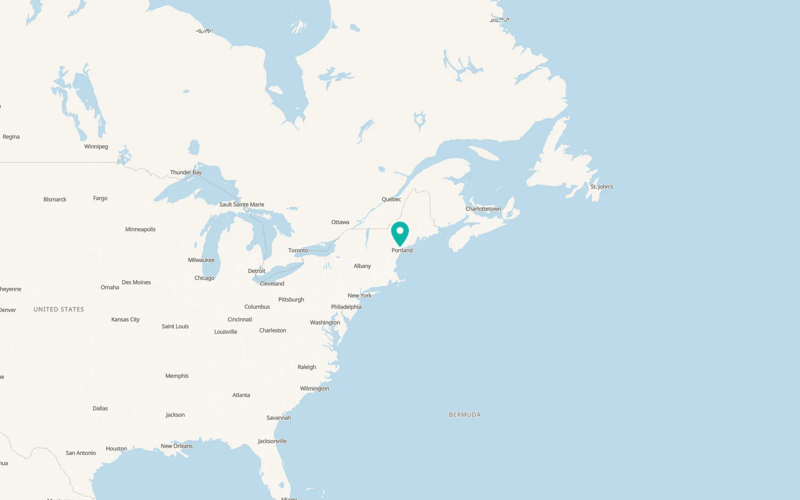 Map of Gorham