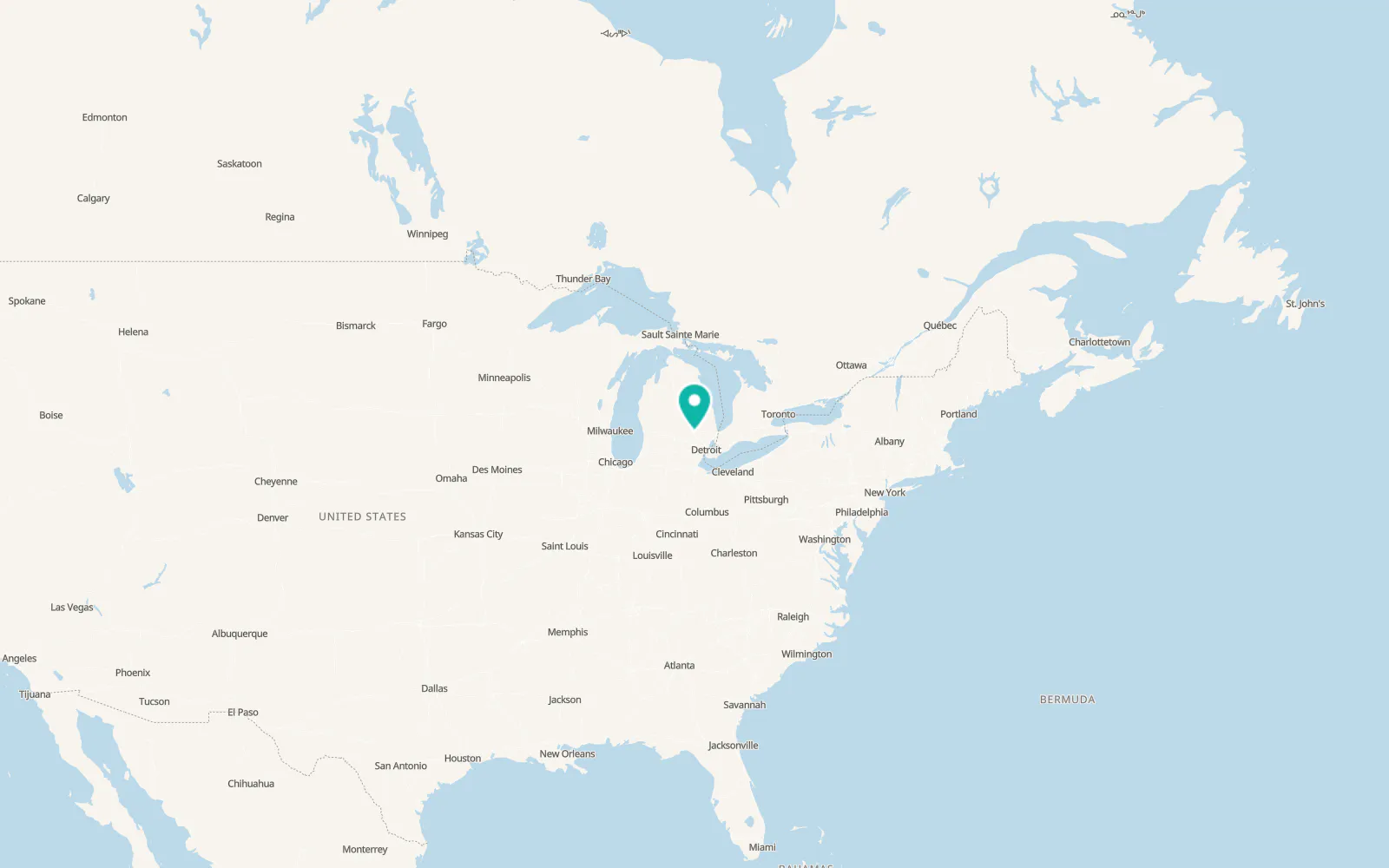 Map of Grand Blanc