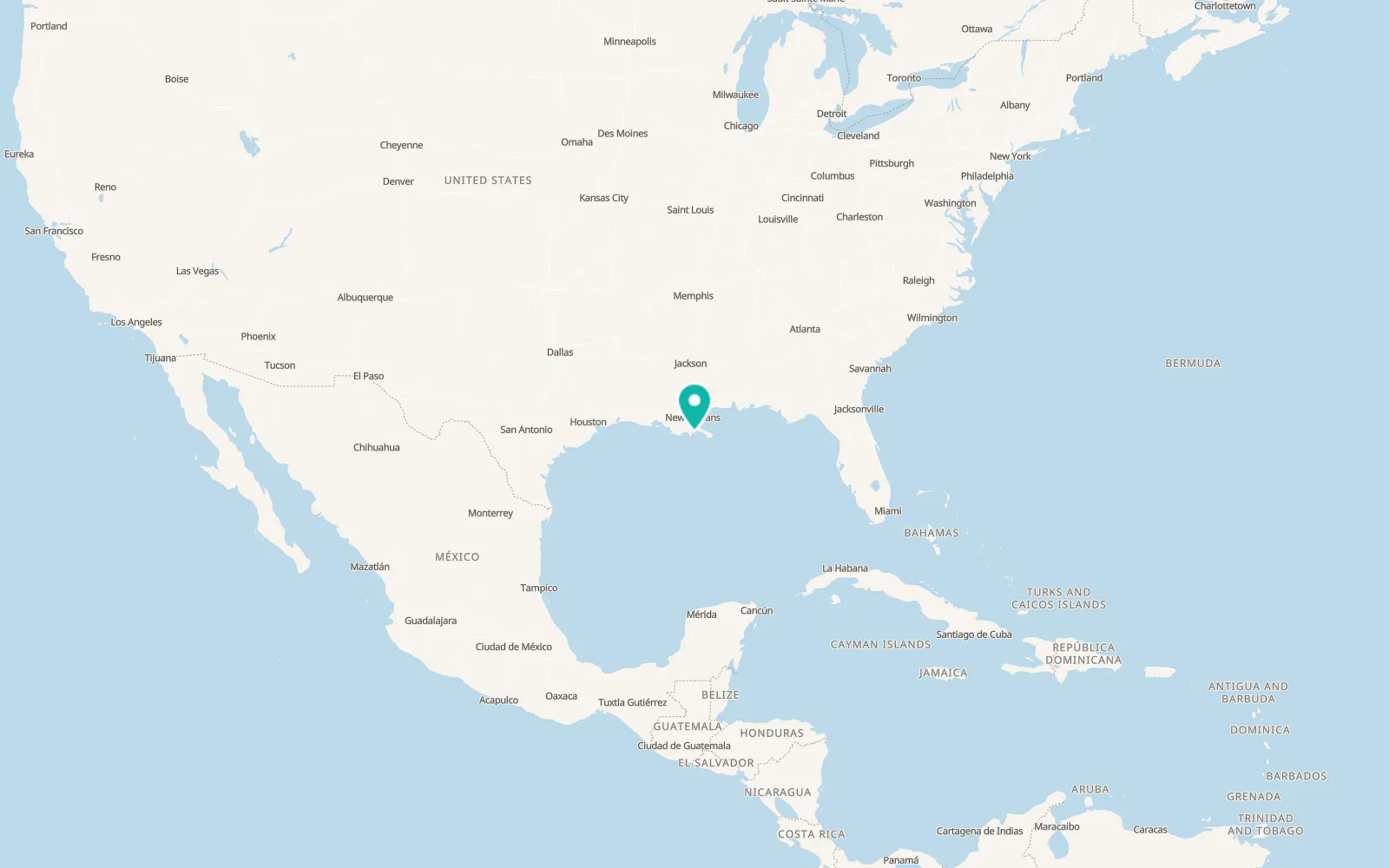 Map of Grand Isle