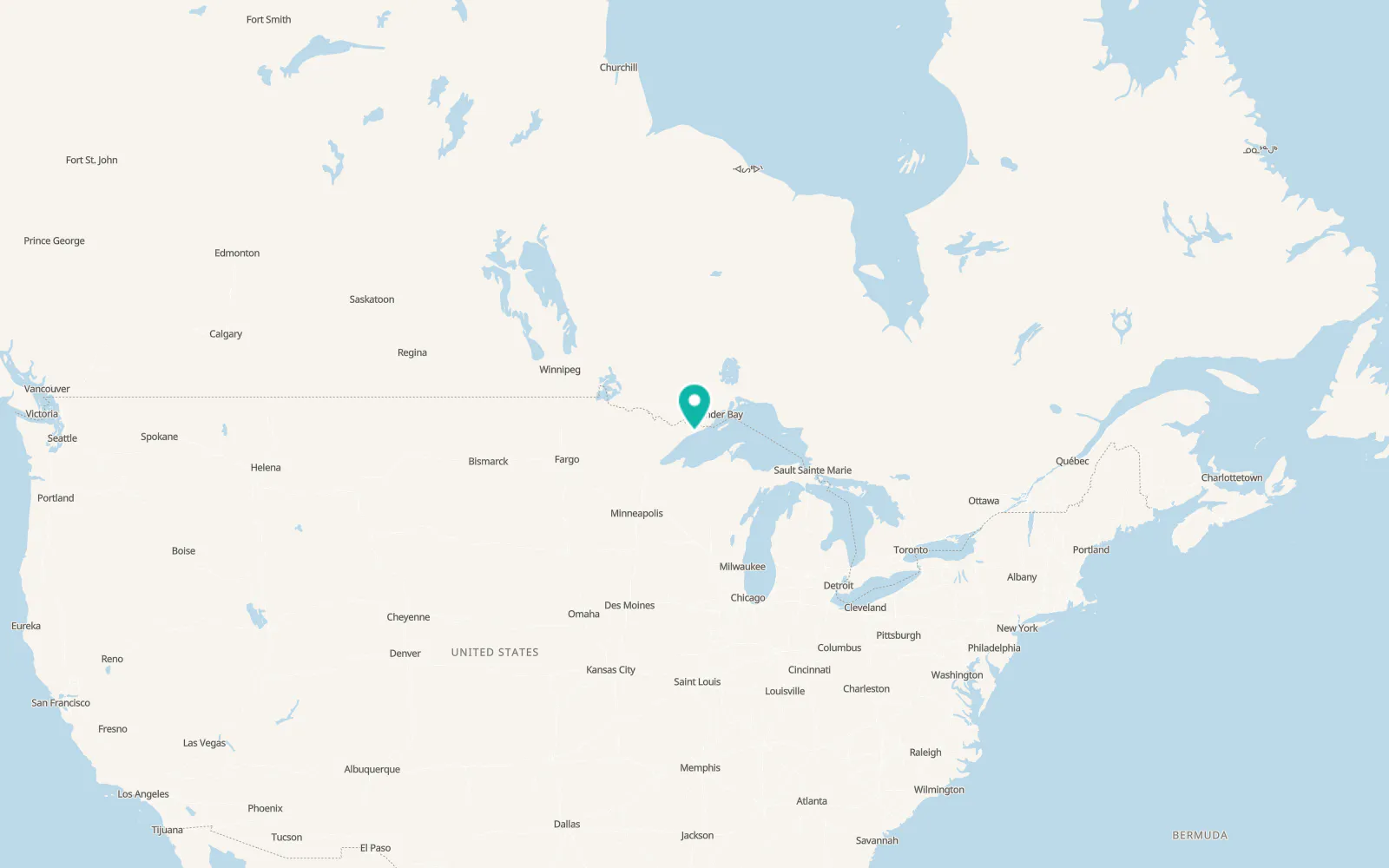 Map of Grand Marais