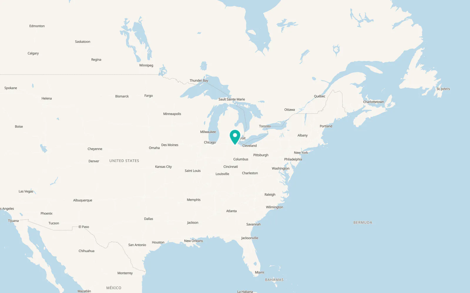 Map of Grand Rapids