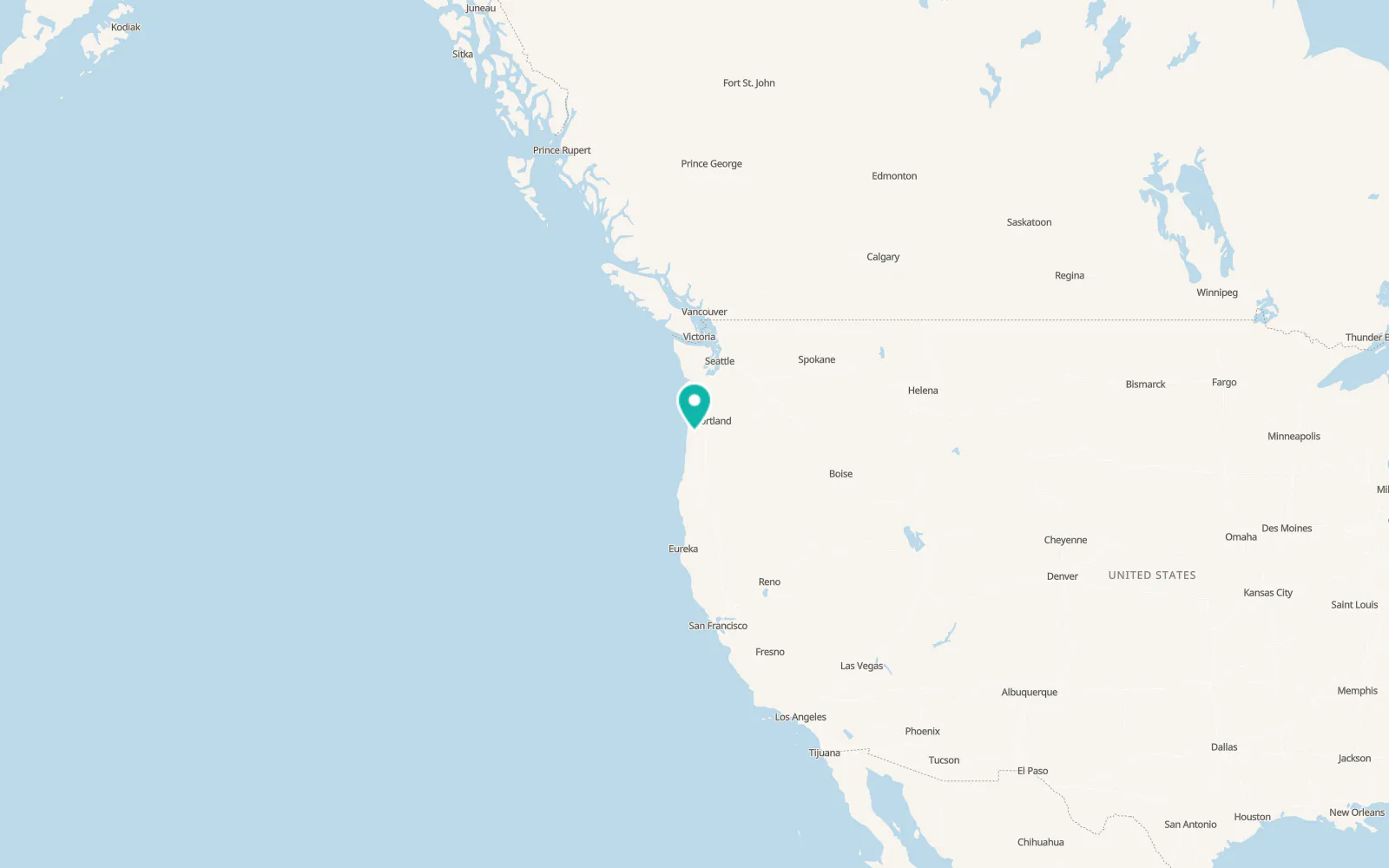 Map of Grand Ronde