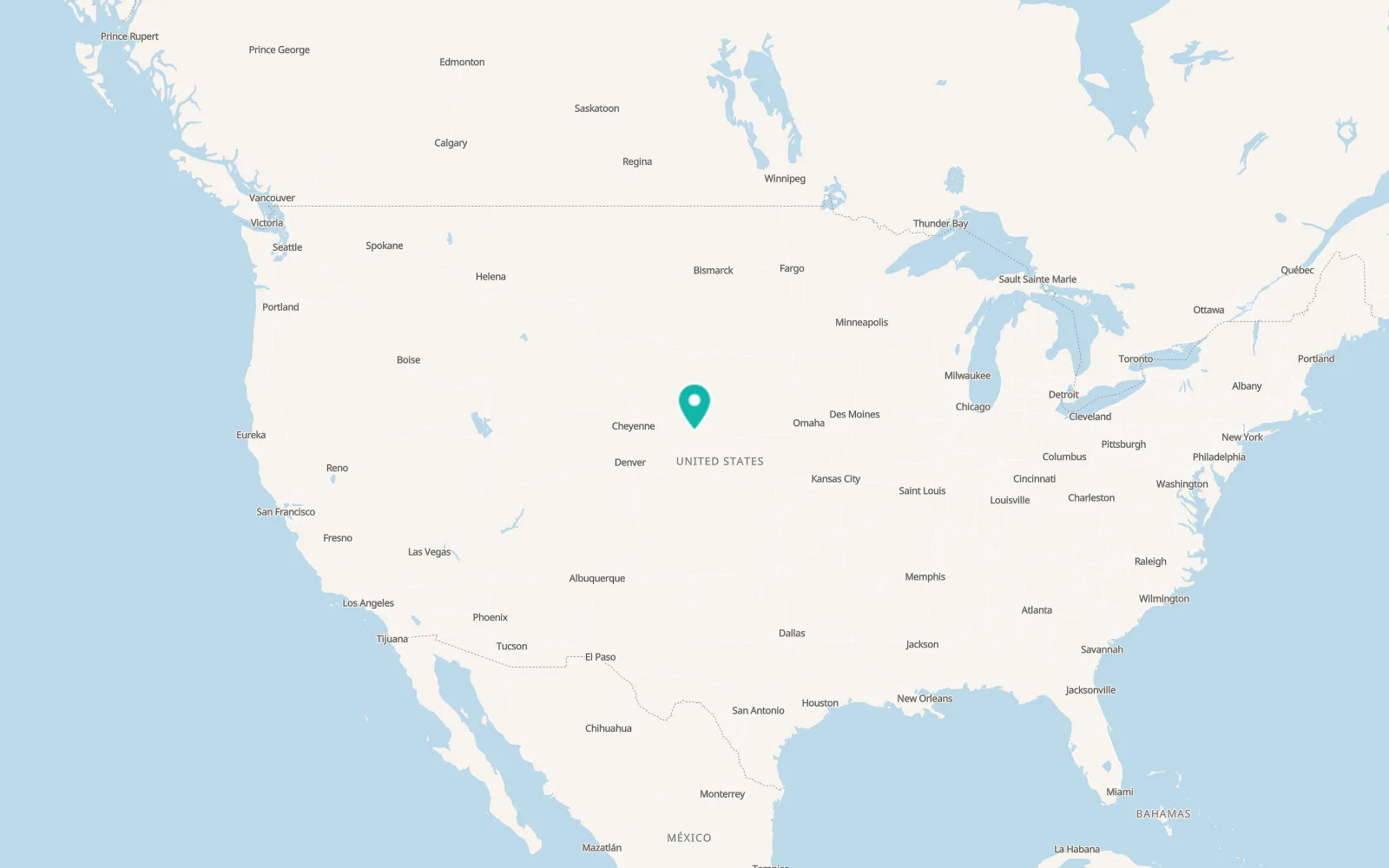Map of Grant
