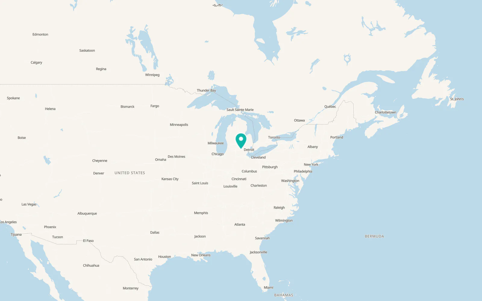 Map of Grass Lake