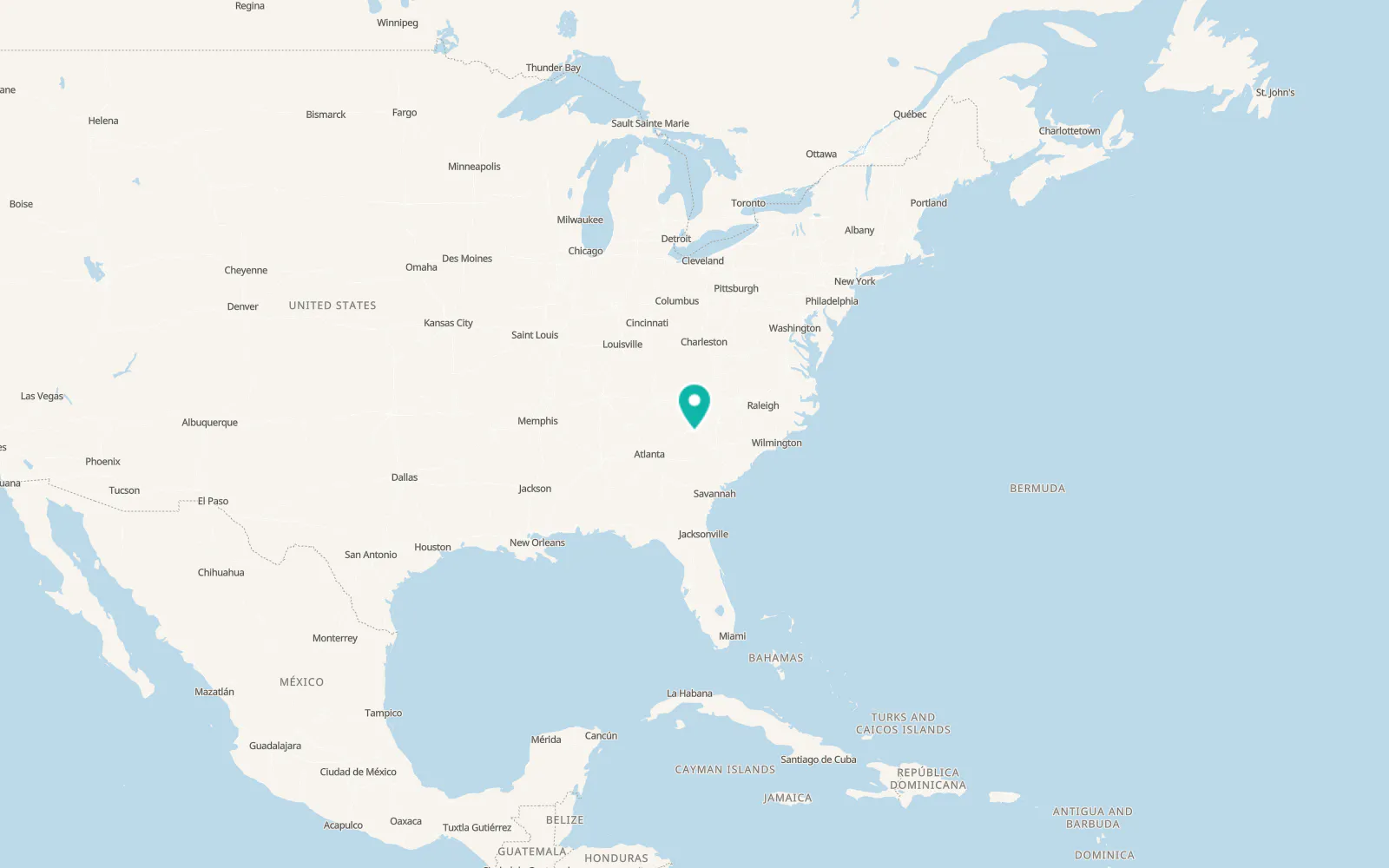 Map of Gray Court