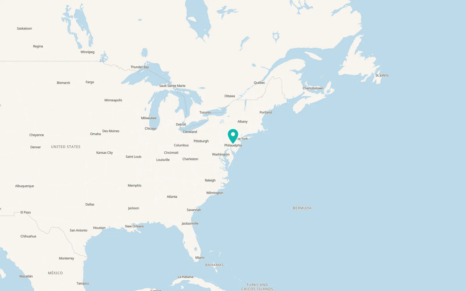 Map of Grays Ferry