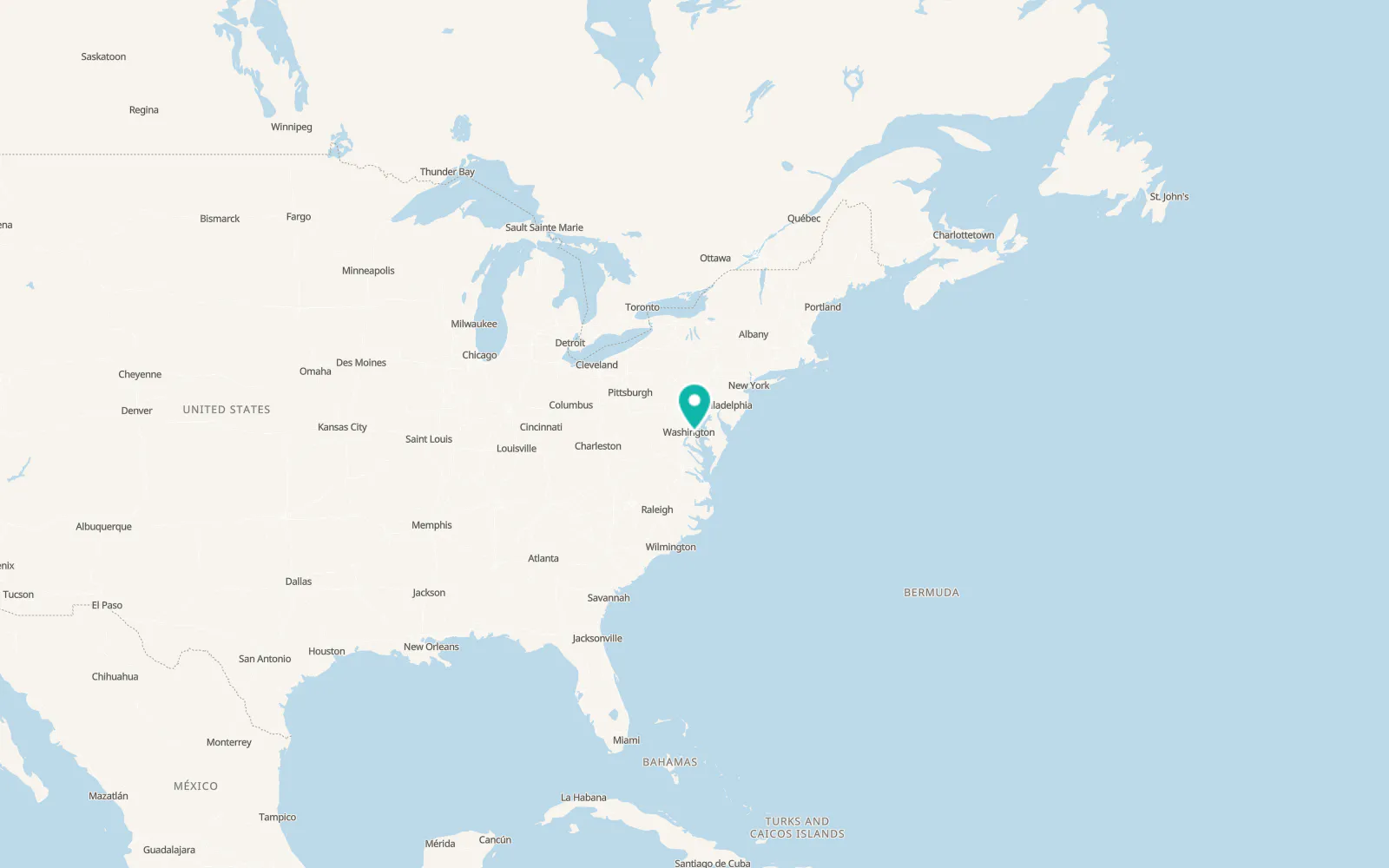 Map of Greater Upper Marlboro