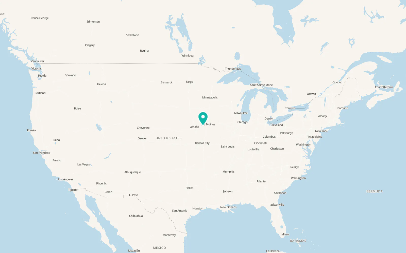 Map of Greenfield