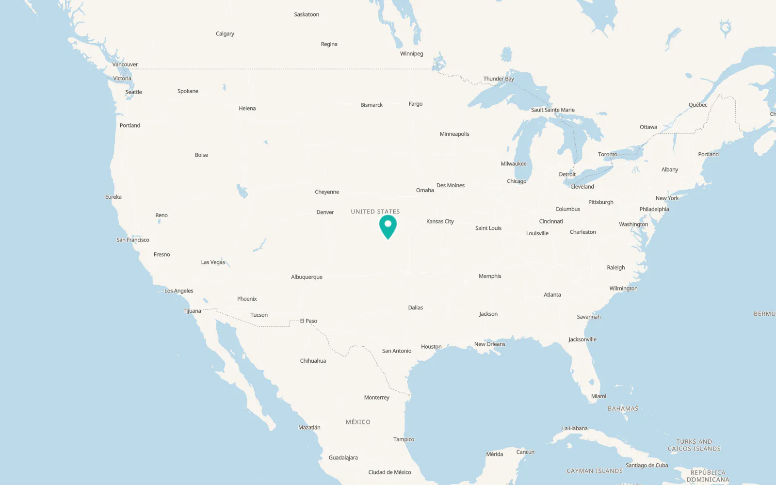Map of Greensburg