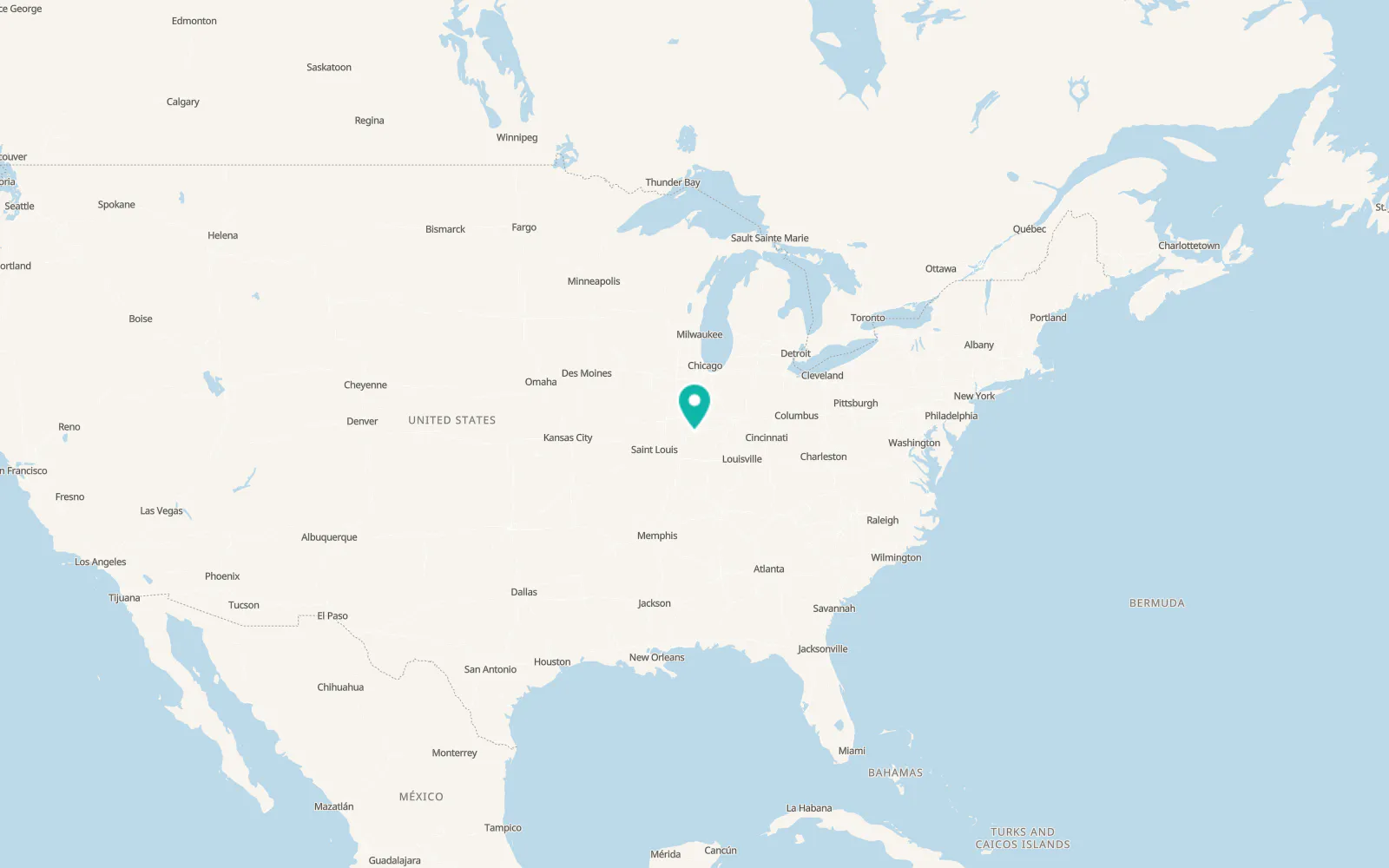 Map of Greenup