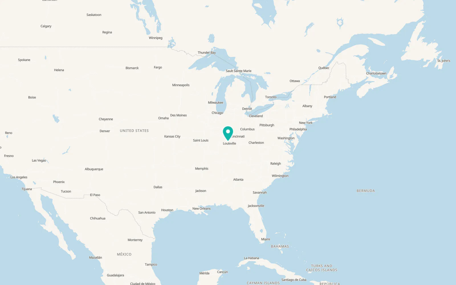 Map of Greenville
