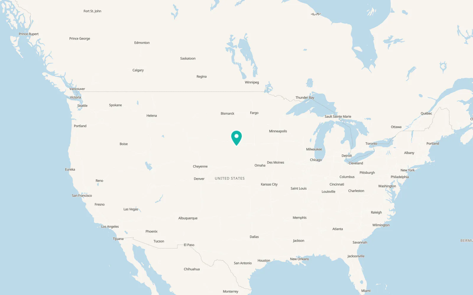Map of Gregory