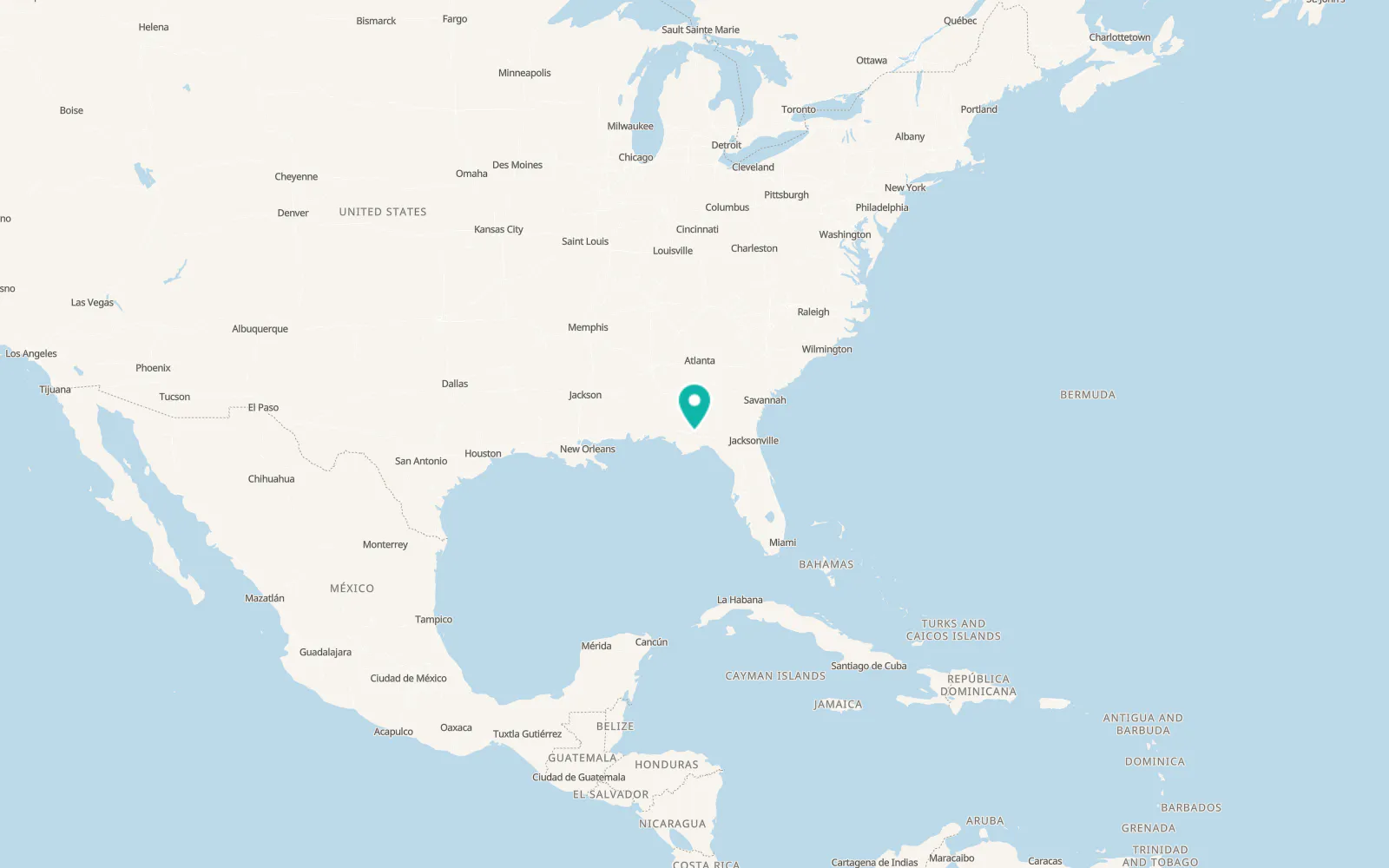 Map of Gretna
