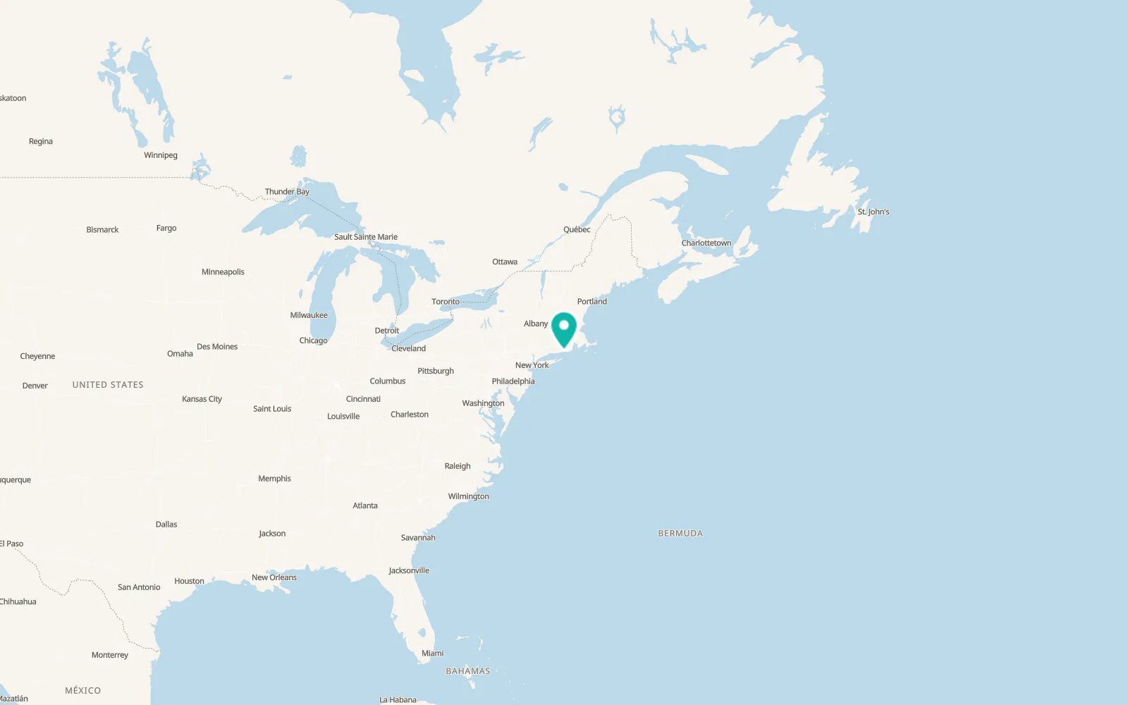 Map of Groton Long Point