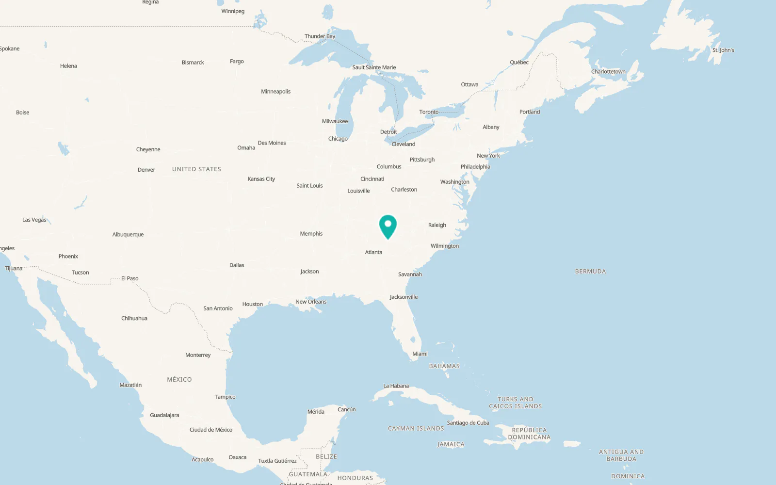 Map of Gumlog