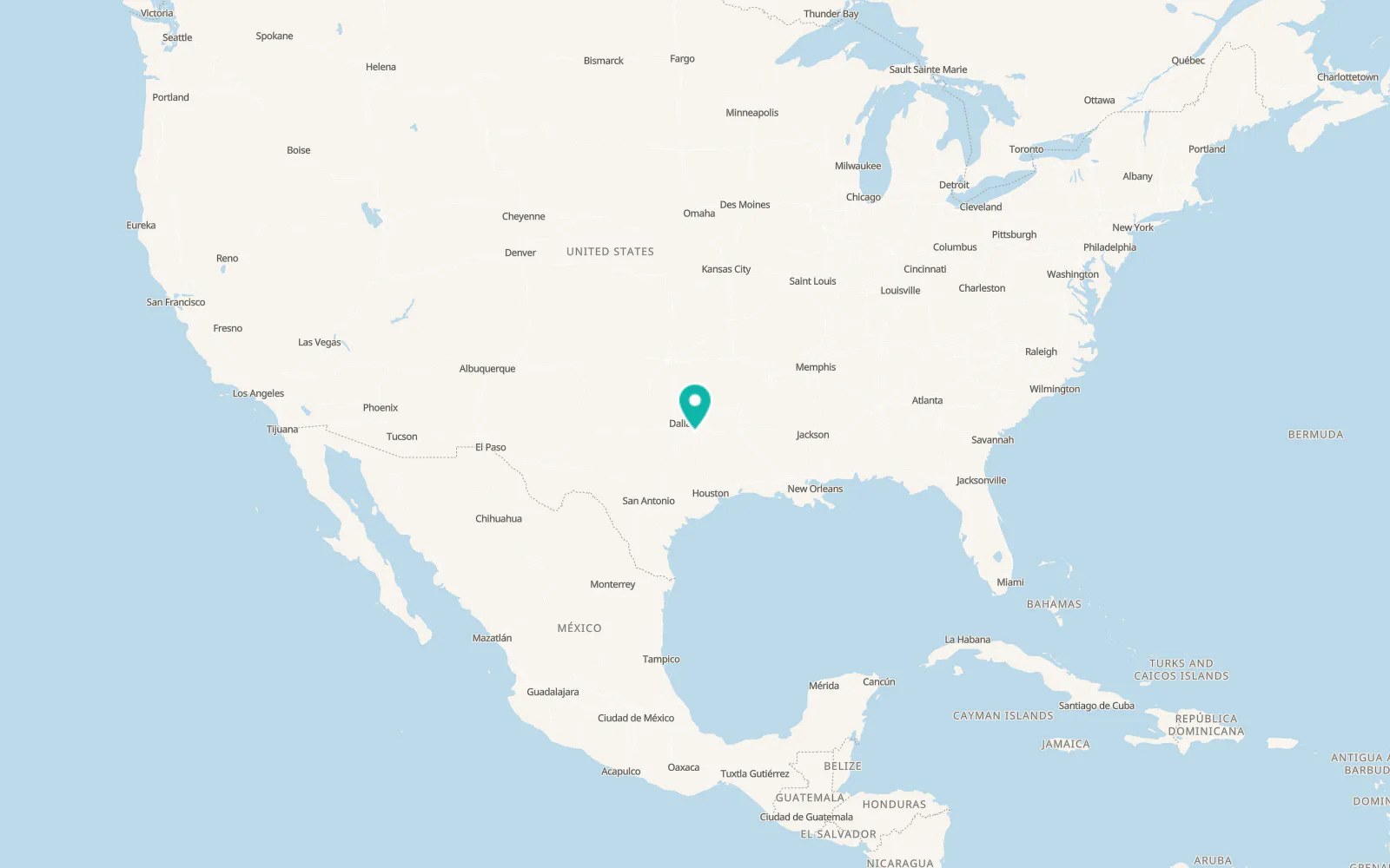 Map of Gun Barrel City
