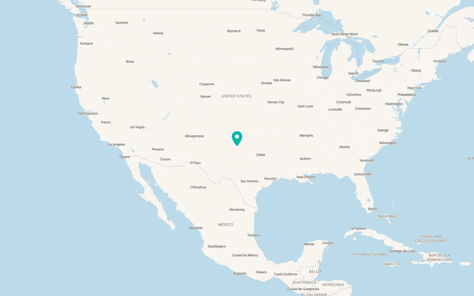 Map of Guthrie