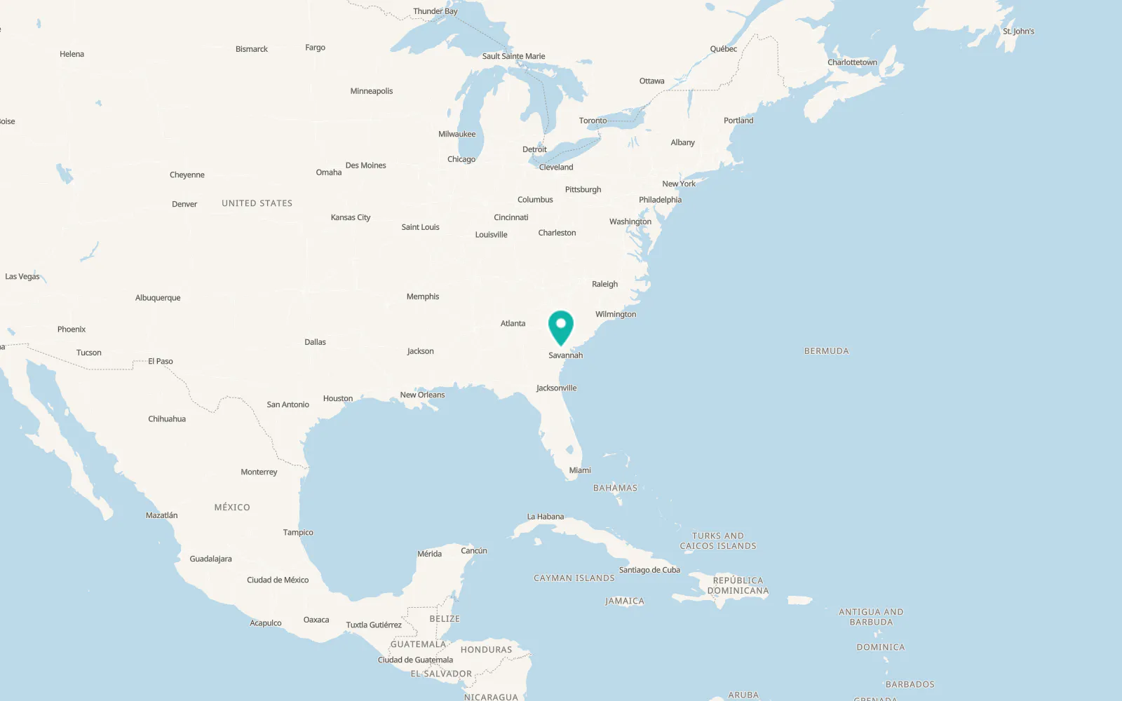 Map of Guyton