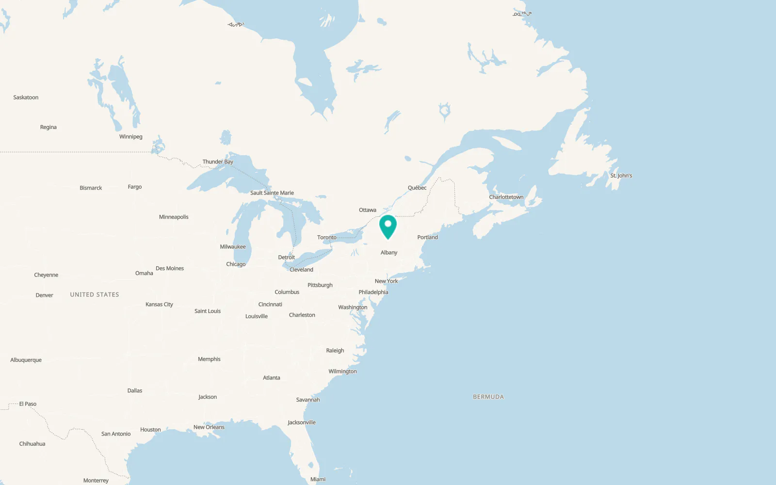 Map of Hadley