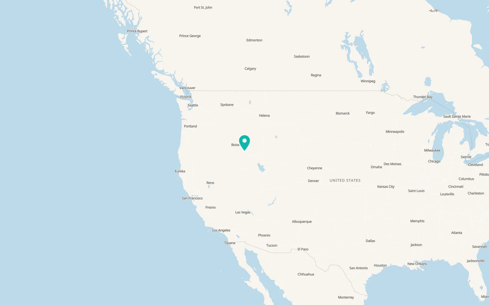 Map of Hagerman