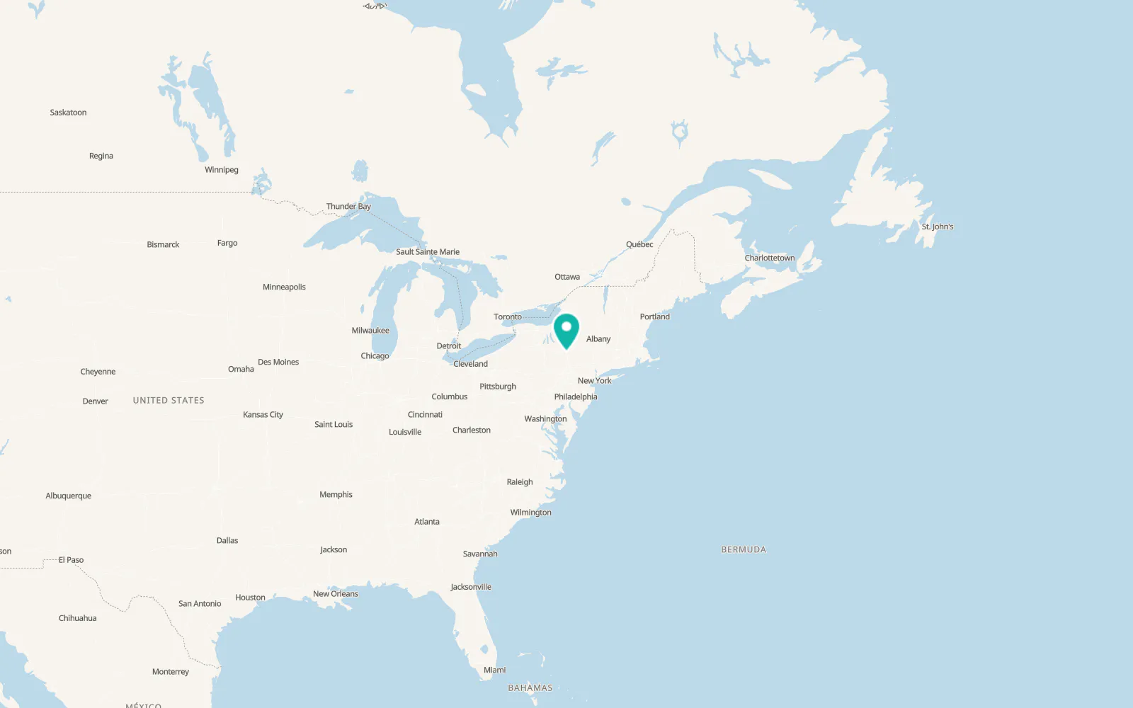Map of Hallstead