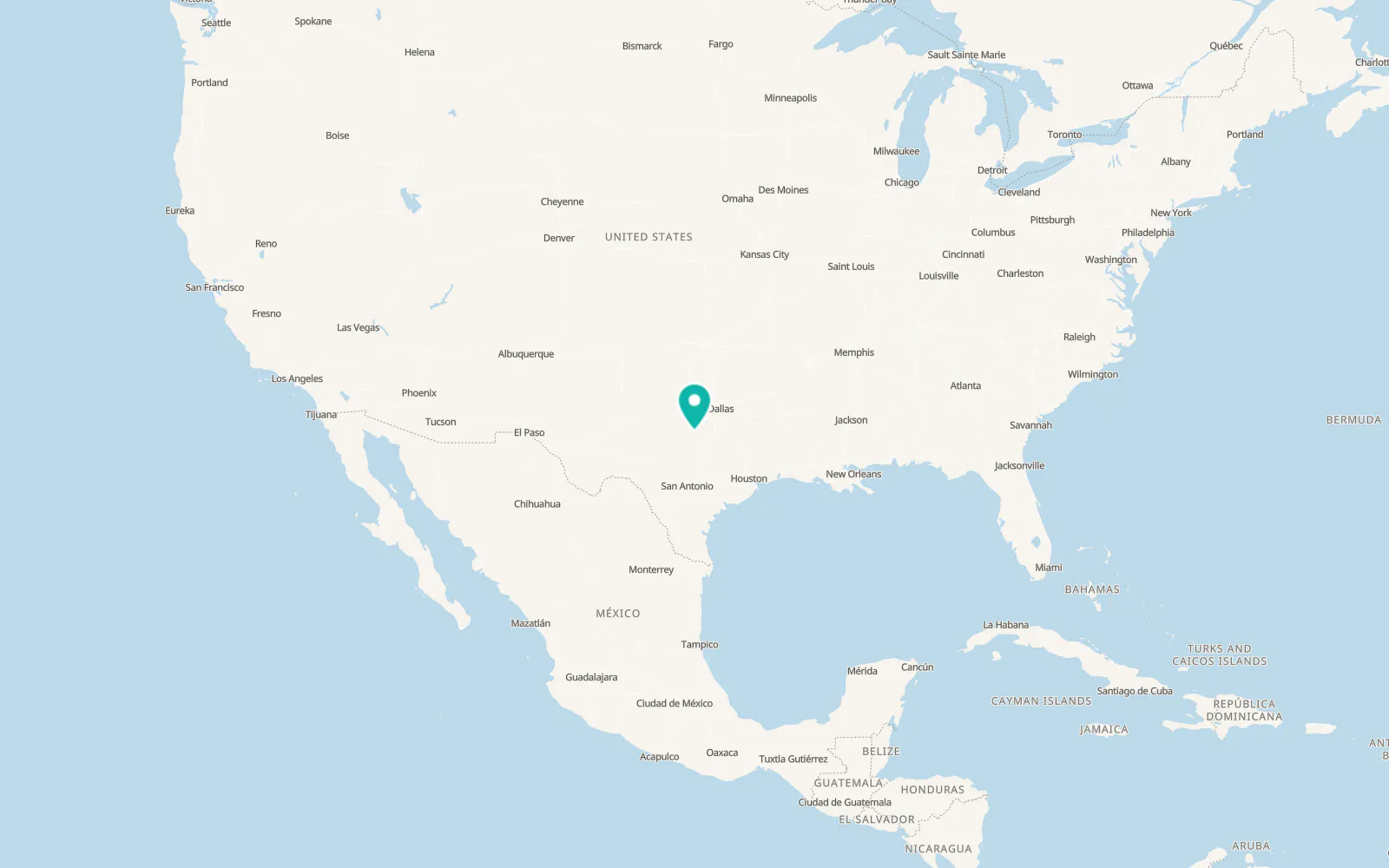 Map of Hamilton