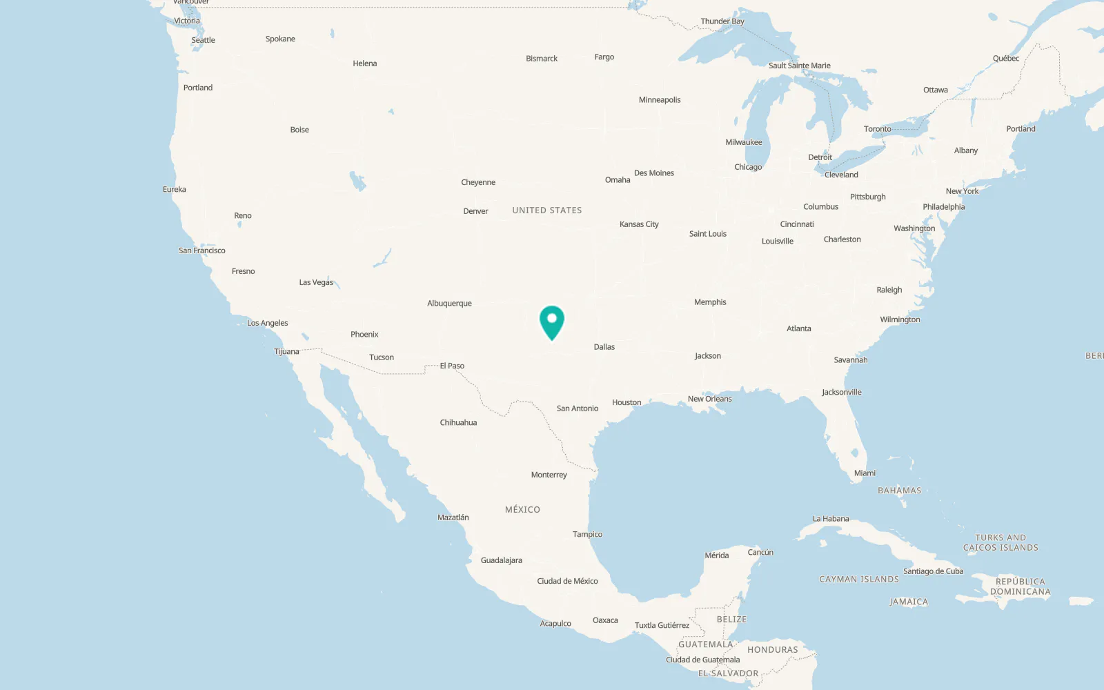 Map of Hamlin