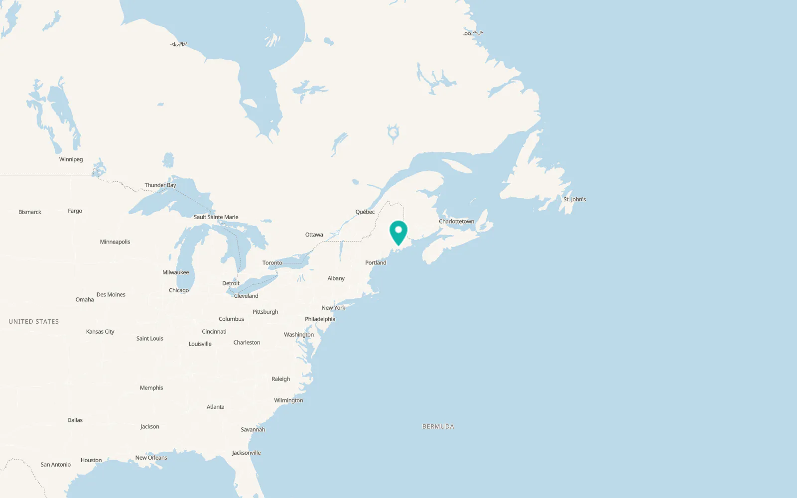 Map of Hancock