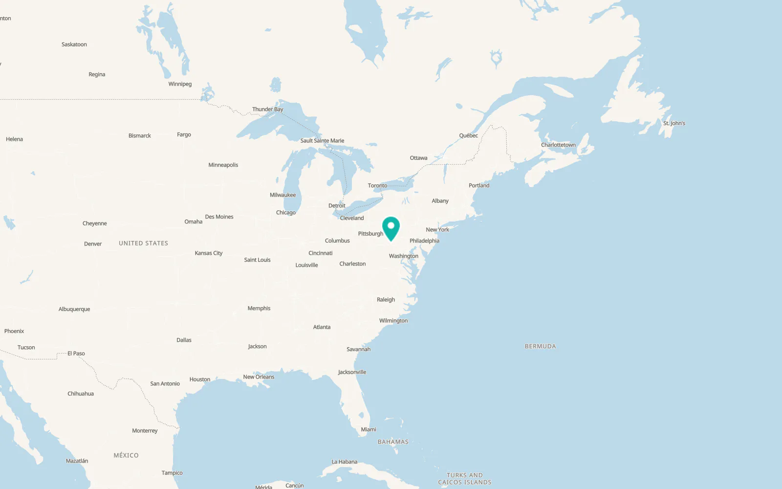 Map of Hancock