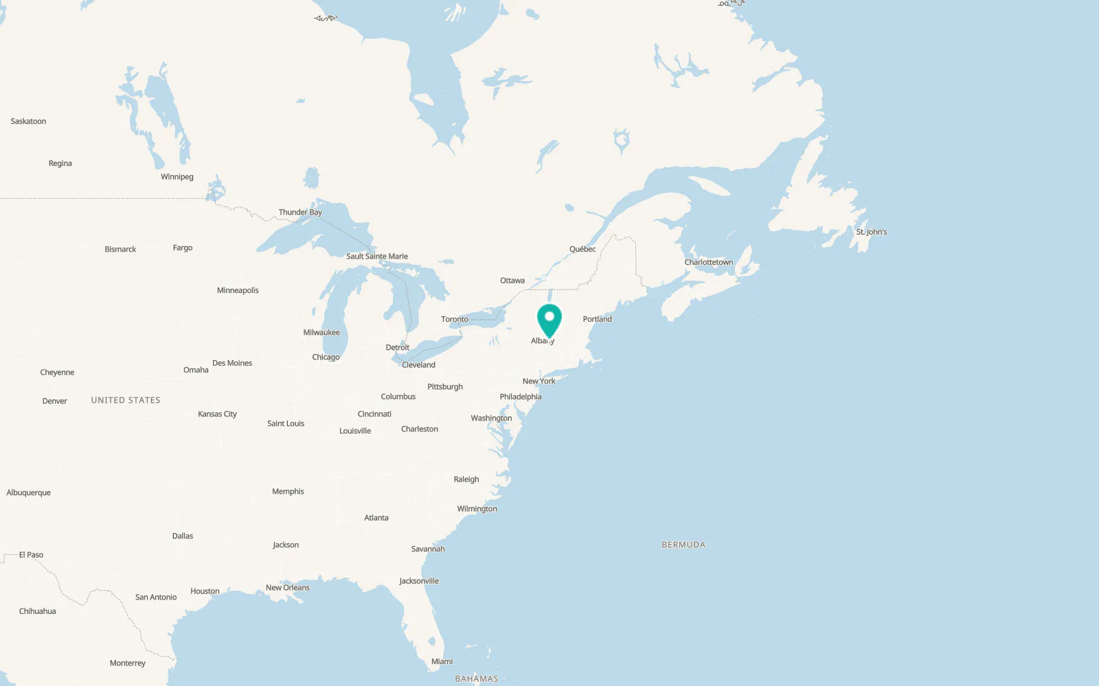 Map of Hancock